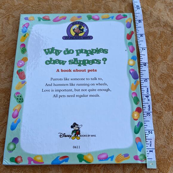 Why Do Puppies Chew Slippers 1992 Disney Company - Picture 4 of 5